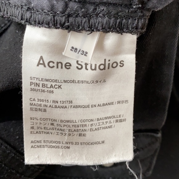 Acne Studios pin jeans - Picture 3 of 4